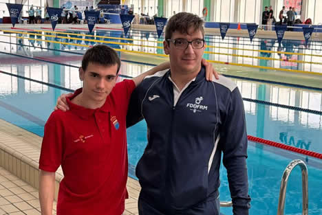 Eduardo Sánchez y Pedro Pablo brillan con el UCAM Ciudad de Murcia Fuensanta en el Campeonato de España de Natación Adaptada 2026