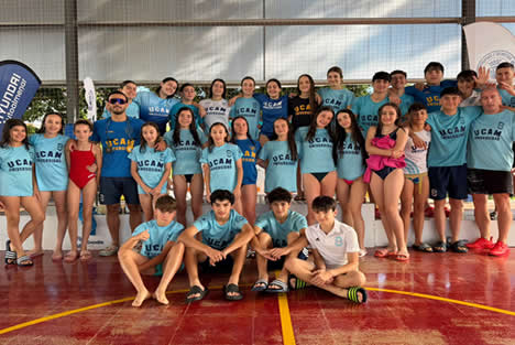 El Club Natación UCAM Ciudad de Murcia Fuensanta conquista Gandia con 52 medallas y varios récords históricos